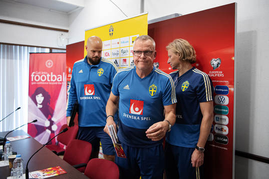 Head coach Janne Andersson of the Swedish national football