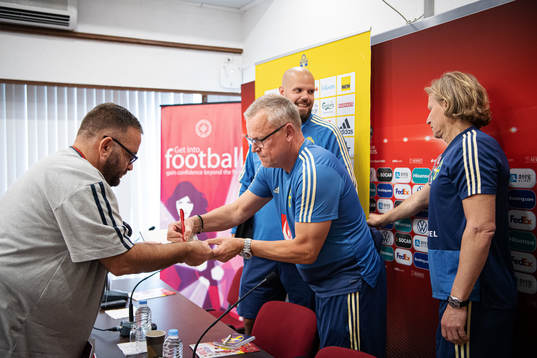 Head coach Janne Andersson of the Swedish national football
