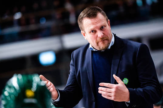 Björklövens tränare Joakim Fagervall