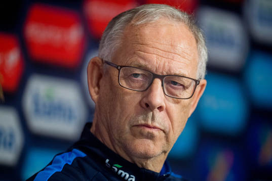 Lars Lagerbäck, head coach of Norway