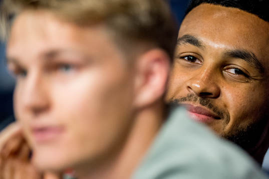 Bläddra bland fler bilder av Football, UEFA Euro Qualifier, Norway, press conference