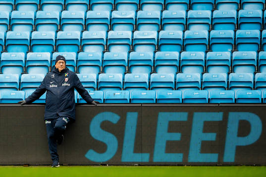 Lars Lagerbäck, head coach of Norway
