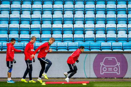Mohamed Elyounoussi, Sigurd Rosted, Kristoffer Ajer and