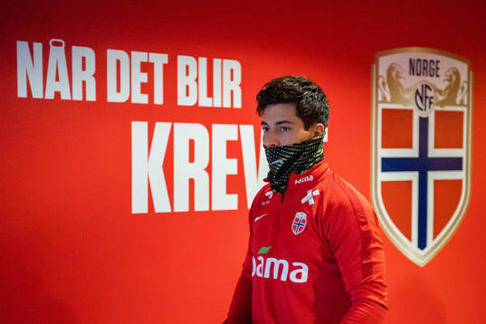 Bläddra bland fler bilder av Football, UEFA Euro Qualifier, Norway, training
