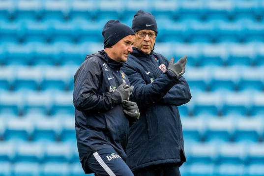 Per Joar Hansen, assistant coach of Norway, and Lars
