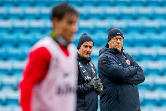 Per Joar Hansen, assistant coach of Norway, and Lars