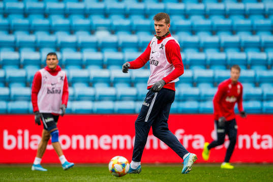Alexander Sørloth of Norway