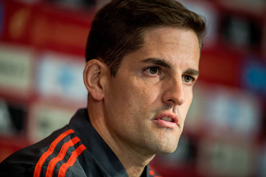 Robert Moreno, head coach of Spain