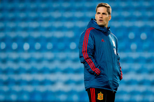 Robert Moreno, head coach of Spain