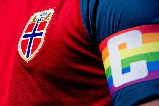 The captain's armband of Arkan Resul of Norway