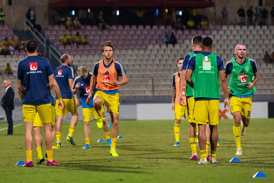 Albin Ekdal and Marcus Danielson of Sweden