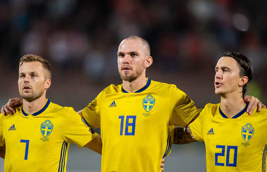 Sebastian Larsson, Marcus Danielson and Kristoffer Olsson
