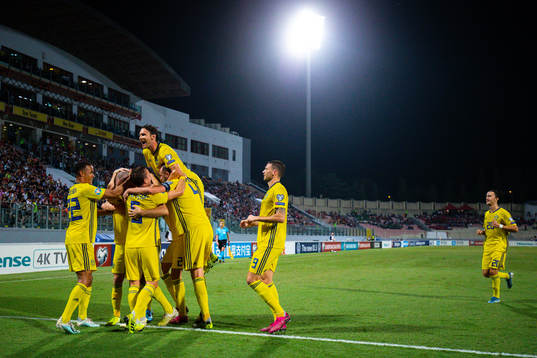 Marcus Danielson of Sweden celebrate with teammates