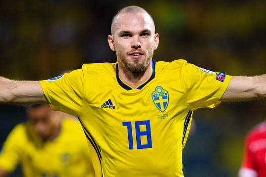 Marcus Danielson of Sweden celebrates