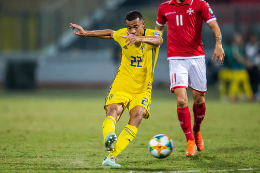 Robin Quaison of Sweden