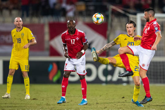 Kristoffer Olsson of Sweden against Dusten Vella of Malta