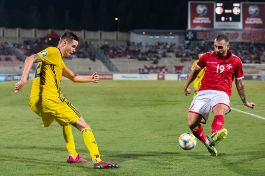 Mikael Lustig of Sweden and Joseph Zerafa of Malta