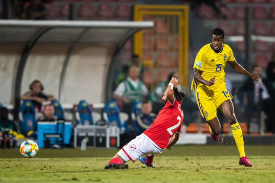 Alexander Isak of Sweden
