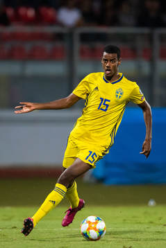 Alexander Isak of Sweden