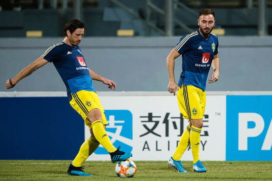 Gustav Svensson and Muamer Tankovic of Sweden