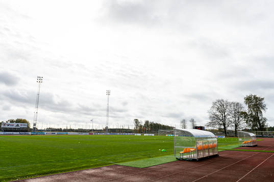 Interiör vy över Ängelholms IP
