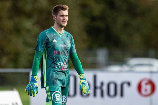 Ängelholms målvakt Robin Streifert