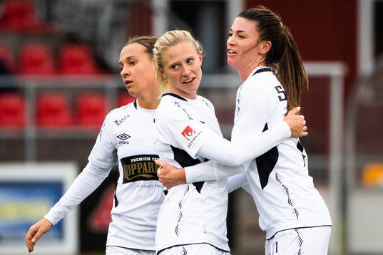 Göteborgs Julia Zigiotti Olme, Rebecka Blomqvist och