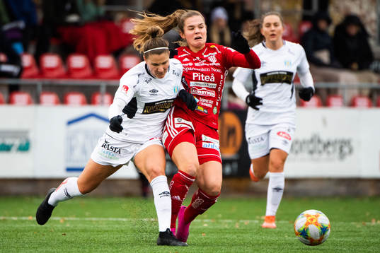 Göteborgs Natalia Kuikka Piteås Andrea Norheim och