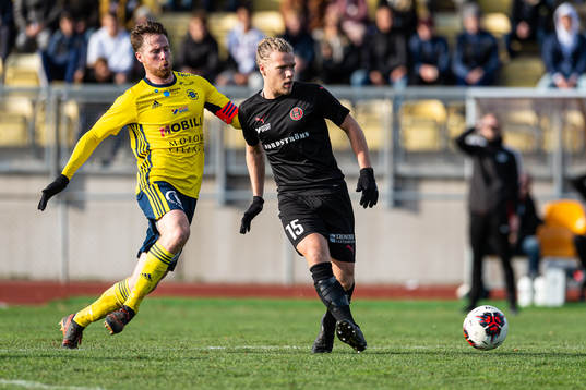 Ängelholms Björn Westerblad och Hittarps Jonathan Olsson