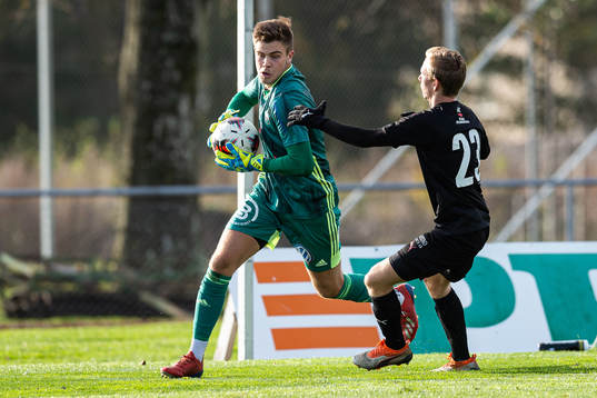Ängelholms målvakt Robin Streifert