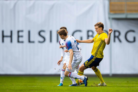Alftons Sampsted of Iceland and Svante Ingelsson of Sweden