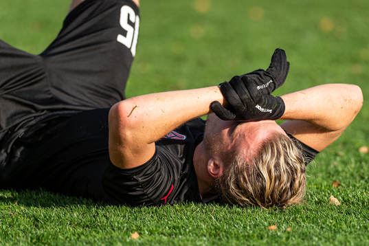 Hittarps Jonathan Olsson deppar
