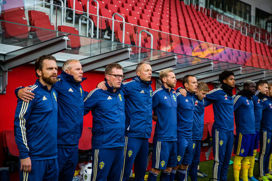 Roland Nilsson, head coach of Sweden and Grzelak Bartosz,