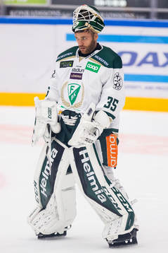 Färjestads målvakt Markus Svensson
