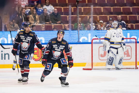Linköpings Olle Lycksell jublar