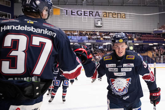 Linköpings Olle Lycksell jublar