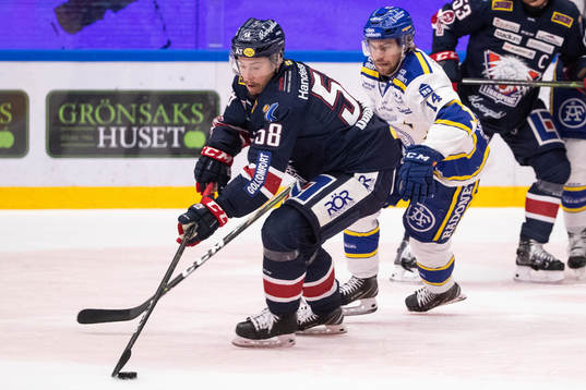 Linköpings Robin Johansson och Leksands Oskar Lang
