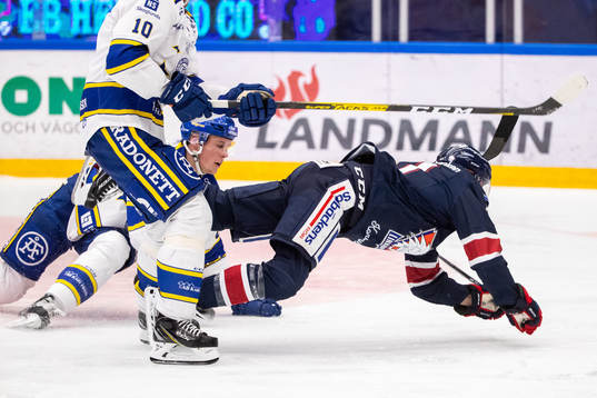 Leksands Patrik Zackrisson och Linköpings Broc Little