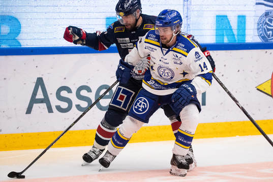 Leksands Oskar Lang och Linköpings Jonas Holös
