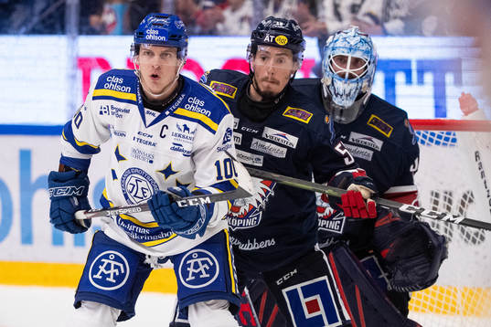 Leksands Martin Karlsson och Linköpings Robin Johansson
