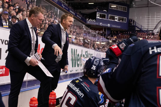 Linköpings tränare Bert Robertsson och assisterande