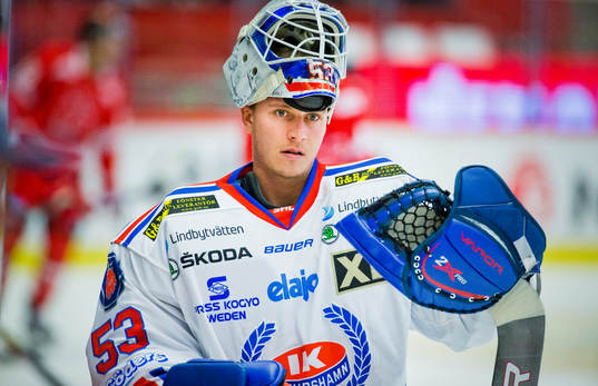 Oskarshamns målvakt Fredrik Pettersson-Wentzel