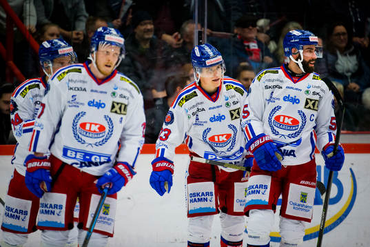 Oskarshamns Filiph Engsund och Johan Alm deppar