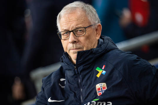 Lars Lagerbäck, head coach of Norway