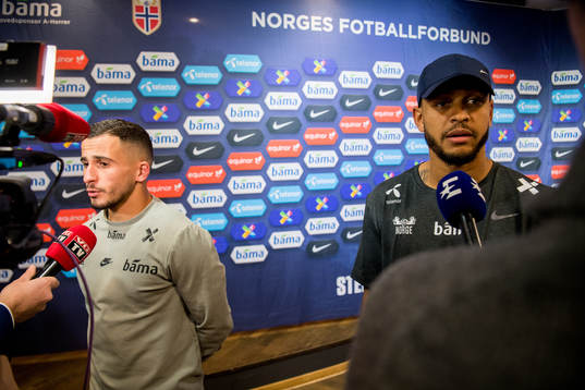 Omar Elabdellaoui and Joshua King of Norway