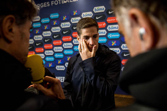 Robert Moreno, head coach of Spain