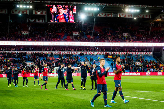 Martin Ødegaard and Joshua King of Norway