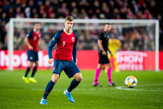 Alexander Sørloth of Norway