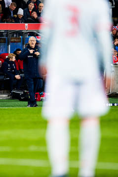 Lars Lagerbäck, head coach of Norway