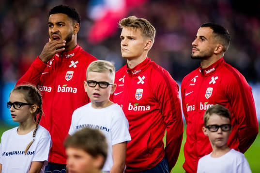 Joshua King, Martin Ødegaard and Omar Elabdellaoui of